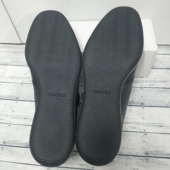 Hogan Single Monks Black Leather Mens Shoe Size UK 8.5 US 9.5 - Picture 7 of 10